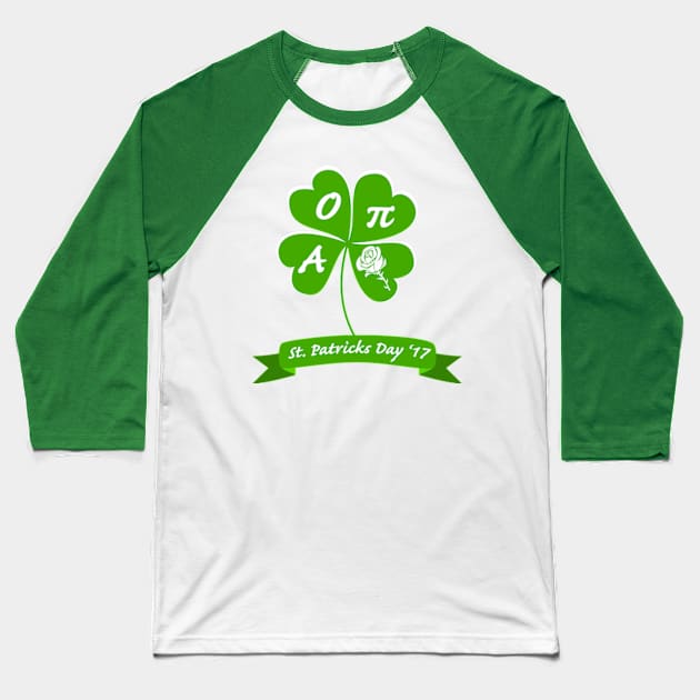 AOII St. Patricks Day Baseball T-Shirt by VaultThrift